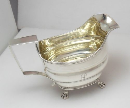 SUPERB GEORGIAN SILVER CREAM JUG LONDON 1809 - ADDITIONAL PHOTO 7