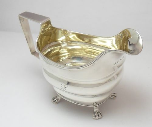 SUPERB GEORGIAN SILVER CREAM JUG LONDON 1809 - ADDITIONAL PHOTO 8