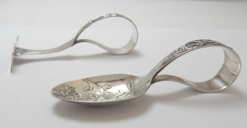 SILVER NURSERY RHYME SET BIRMINGHAM 1906 - ADDITIONAL PHOTO 3