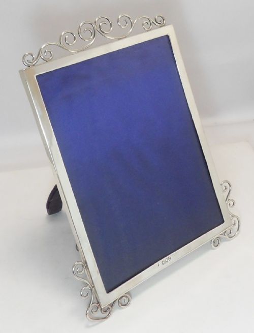 LARGE SILVER PHOTO FRAME HALLMARKED LONDON 1900 - ADDITIONAL PHOTO 4