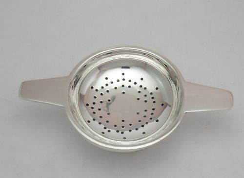 SUPERB SILVER TEA STRAINER STAND BIRMINGHAM 1962 - ADDITIONAL PHOTO 1