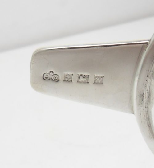 SUPERB SILVER TEA STRAINER STAND BIRMINGHAM 1962 - ADDITIONAL PHOTO 4