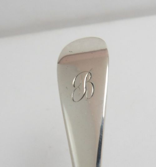 MADE BY HANNAH NORTHCOTE GEORGIAN SILVER SALT SPOONS - ADDITIONAL PHOTO 4