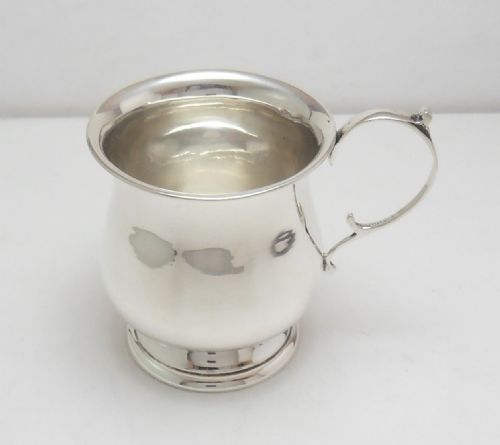 FINE SILVER CHILD'S CHRISTENING CUP BIRMINGHAM 1934 - ADDITIONAL PHOTO 4