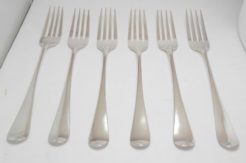 set of 6 georgian silver table forks london 1803 - CATEGORY: ANTIQUE SILVER - DATED GEORGIAN