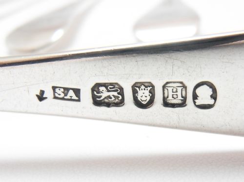 SET OF 6 GEORGIAN SILVER TABLE FORKS LONDON 1803 - ADDITIONAL PHOTO 5