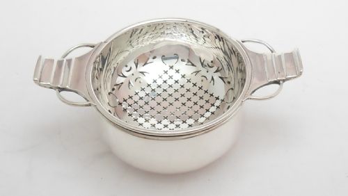 SUPERIOR SILVER TEA STRAINER STAND BIRMINGHAM 1937 - ADDITIONAL PHOTO 5