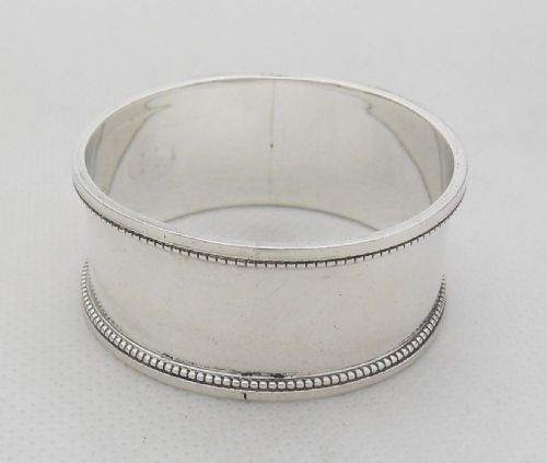 FINE NAPKIN RING BIRMINGHAM 1912 BY JOHN ROSE - ADDITIONAL PHOTO 2