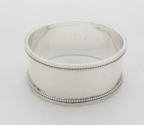 FINE NAPKIN RING BIRMINGHAM 1912 BY JOHN ROSE - ADDITIONAL PHOTO 7