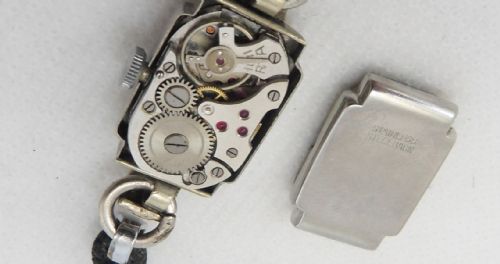 VIDAR ART DECO MARCASITE SET COCKTAIL WATCH GWO - ADDITIONAL PHOTO 6