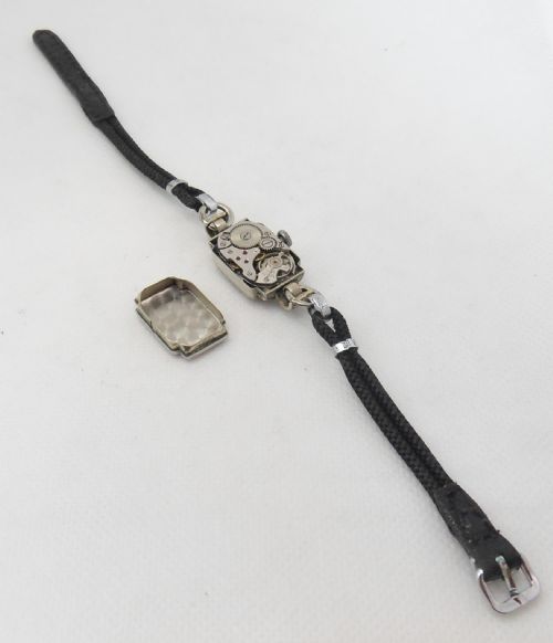 VIDAR ART DECO MARCASITE SET COCKTAIL WATCH GWO - ADDITIONAL PHOTO 8