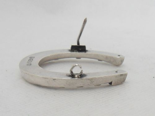 VICTORIAN SILVER HORSESHOE BROOCH CHESTER 1887 - ADDITIONAL PHOTO 3