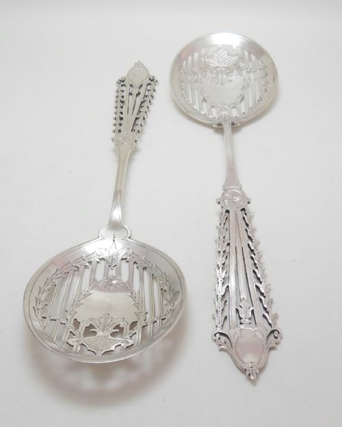 SUPERB CASED SET OF SILVER SERVING SPOONS SHEFFIELD 1912 - ADDITIONAL PHOTO 7