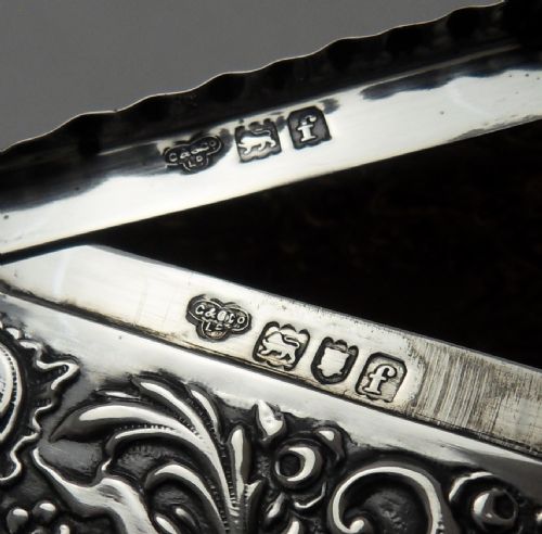 STUNNING SILVER TRINKET BOX LONDON 1901 GOLDSMITHS SILVERSMITHS - ADDITIONAL PHOTO 13