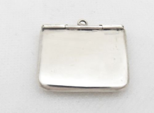 SILVER SATCHEL FORM STAMP CASE BIRMINGHAM 1912 - ADDITIONAL PHOTO 4