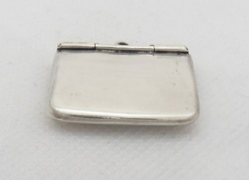SILVER SATCHEL FORM STAMP CASE BIRMINGHAM 1912 - ADDITIONAL PHOTO 5