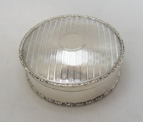STUNNING EDWARDIAN SILVER TRINKET BOX MAPPIN WEBB - ADDITIONAL PHOTO 1