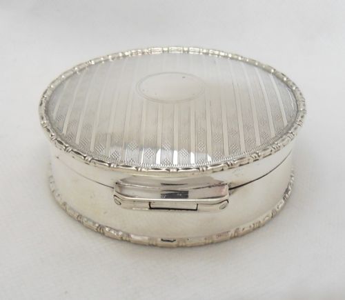 STUNNING EDWARDIAN SILVER TRINKET BOX MAPPIN WEBB - ADDITIONAL PHOTO 2