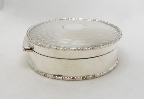 STUNNING EDWARDIAN SILVER TRINKET BOX MAPPIN WEBB - ADDITIONAL PHOTO 3