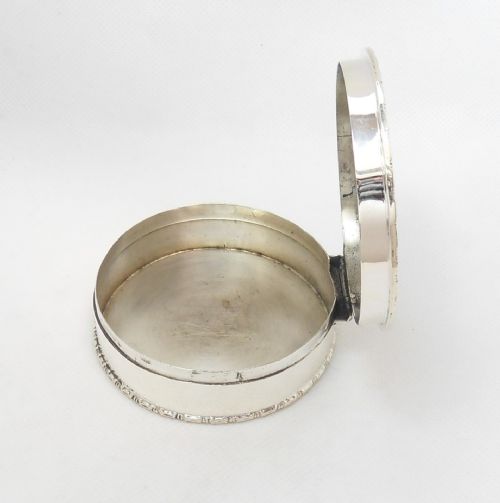 STUNNING EDWARDIAN SILVER TRINKET BOX MAPPIN WEBB - ADDITIONAL PHOTO 4