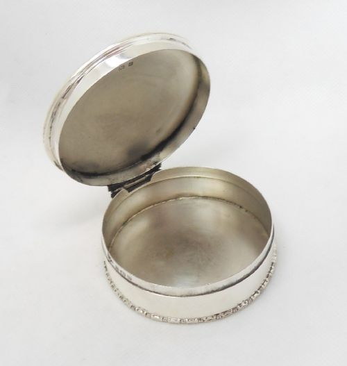 STUNNING EDWARDIAN SILVER TRINKET BOX MAPPIN WEBB - ADDITIONAL PHOTO 5