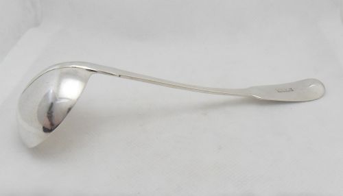 GEORGE III DUBLIN SILVER SAUCE LADLE BY WILLIAM CUMMINS - ADDITIONAL PHOTO 2
