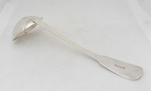 GEORGE III DUBLIN SILVER SAUCE LADLE BY WILLIAM CUMMINS - ADDITIONAL PHOTO 5