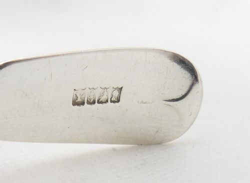 GEORGE III DUBLIN SILVER SAUCE LADLE BY WILLIAM CUMMINS - ADDITIONAL PHOTO 6