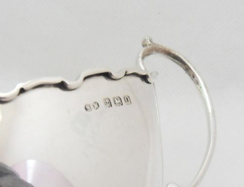 FINE SILVER SAUCE BOAT BIRMINGHAM 1913 - ADDITIONAL PHOTO 2