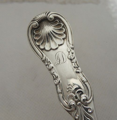 GLASGOW 1829 SCOTTISH SILVER SAUCE LADLE BY GEORGE WHITE - ADDITIONAL PHOTO 4