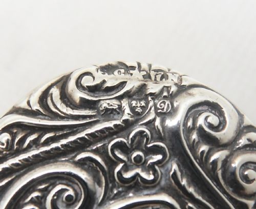 EDWARDIAN SILVER CHATELAINE MIRROR CHESTER 1904 CRISFORD AND NORRIS LTD - ADDITIONAL PHOTO 7