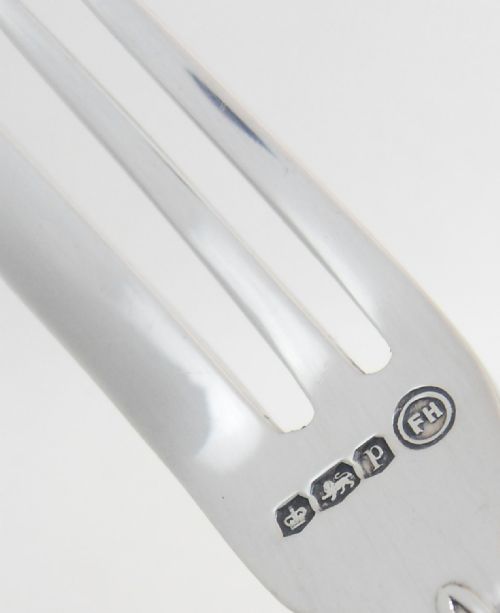 CASED SET OF 6 SILVER CAKE FORKS 1932 FRANCIS HOWARD LTD - ADDITIONAL PHOTO 6