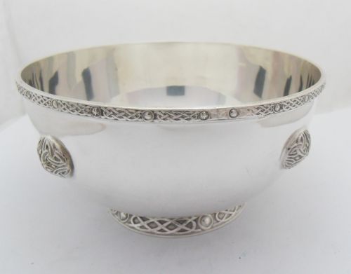 SUBLIME SILVER CELTIC DESIGN BOWL SPOON SHEFFIELD 1926 - ADDITIONAL PHOTO 8