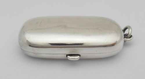 EDWARDIAN SILVER DOUBLE SOVEREIGN CASE CHESTER 1902 - ADDITIONAL PHOTO 2