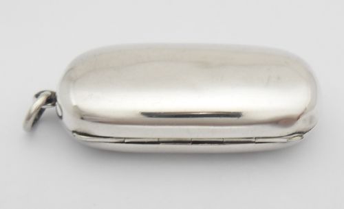 EDWARDIAN SILVER DOUBLE SOVEREIGN CASE CHESTER 1902 - ADDITIONAL PHOTO 3