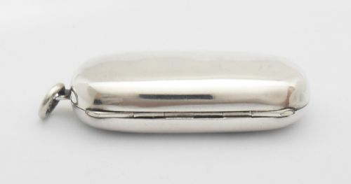 EDWARDIAN SILVER DOUBLE SOVEREIGN CASE CHESTER 1902 - ADDITIONAL PHOTO 4
