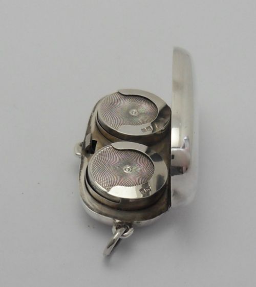 EDWARDIAN SILVER DOUBLE SOVEREIGN CASE CHESTER 1902 - ADDITIONAL PHOTO 8
