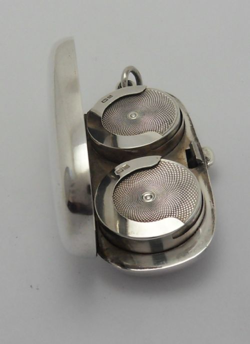 EDWARDIAN SILVER DOUBLE SOVEREIGN CASE CHESTER 1902 - ADDITIONAL PHOTO 9