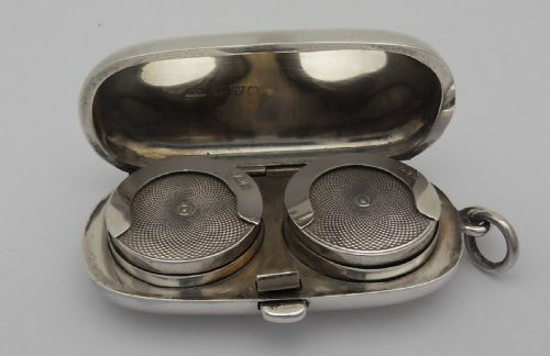 EDWARDIAN SILVER DOUBLE SOVEREIGN CASE CHESTER 1902 - ADDITIONAL PHOTO 10