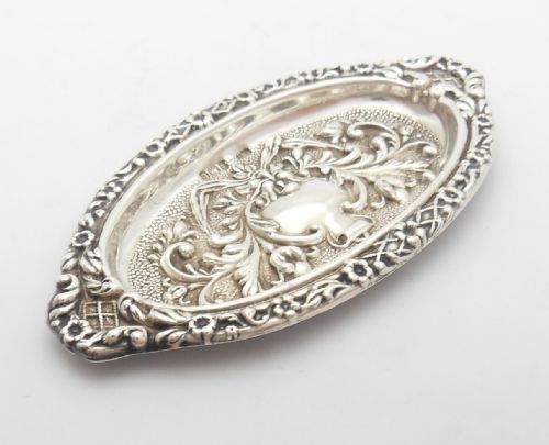 EDWARDIAN SILVER PIN DISH BIRMINGHAM 1904 BY SAMUEL M LEVI - ADDITIONAL PHOTO 6