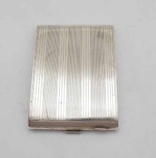 art deco silver matchbook cover birmingham 1927 - CATEGORY: ANTIQUE SILVER - DATED 1930