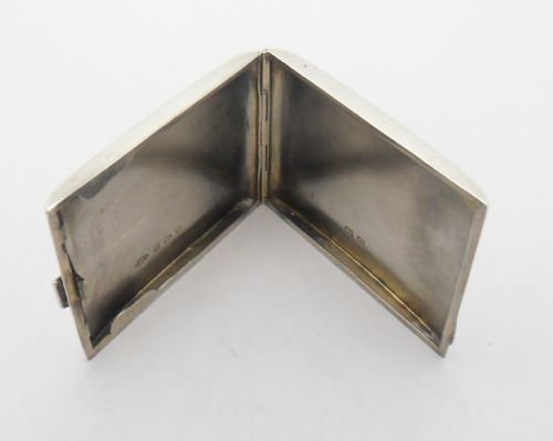 ART DECO SILVER MATCHBOOK COVER BIRMINGHAM 1927 - ADDITIONAL PHOTO 1