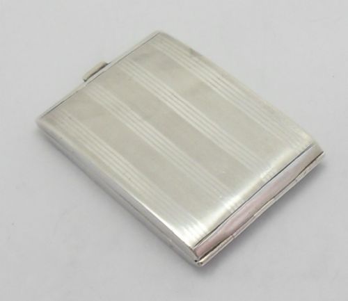 ART DECO SILVER MATCHBOOK COVER BIRMINGHAM 1927 - ADDITIONAL PHOTO 5