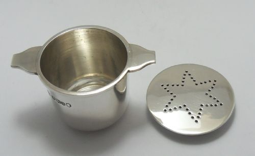 UNUSUAL SILVER PEPPERSPICE SHAKER SHEFFIELD 1935 - ADDITIONAL PHOTO 8