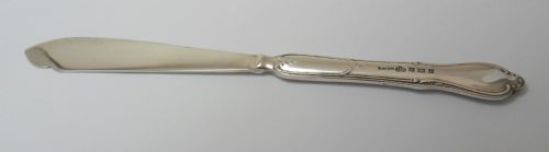 FINE SILVER HANDLED LETTER OPENER BIRMINGHAM 1960 - ADDITIONAL PHOTO 5