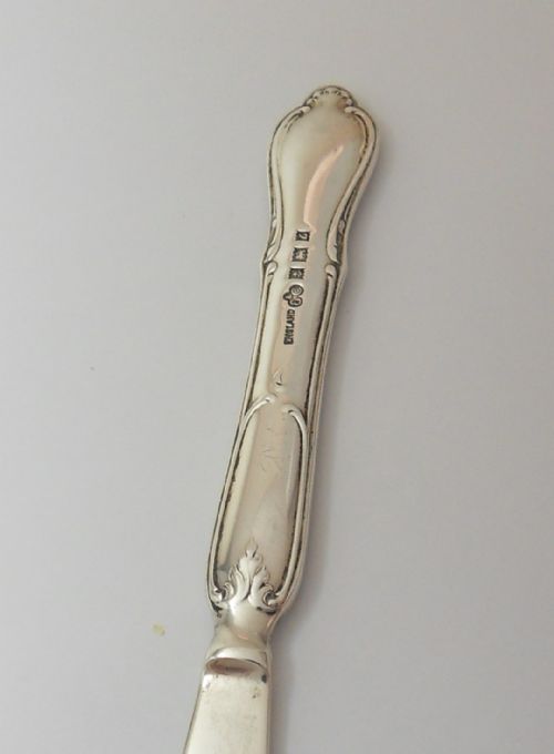 FINE SILVER HANDLED LETTER OPENER BIRMINGHAM 1960 - ADDITIONAL PHOTO 8