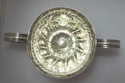 FINE VICTORIAN SILVER PORRINGER SHEFFIELD 1896 - ADDITIONAL PHOTO 7