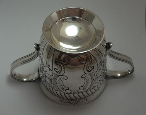 FINE VICTORIAN SILVER PORRINGER SHEFFIELD 1896 - ADDITIONAL PHOTO 8