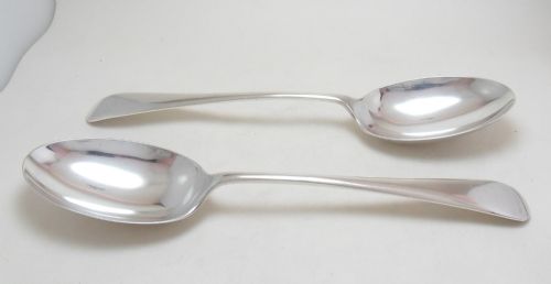 SHEFFIELD 1917 BY WALKER HALL SILVER SERVING SPOONS - ADDITIONAL PHOTO 2