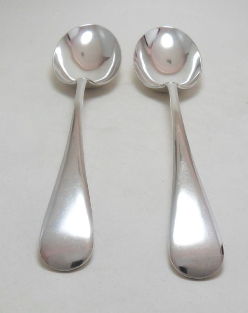 SHEFFIELD 1917 BY WALKER HALL SILVER SERVING SPOONS - ADDITIONAL PHOTO 5